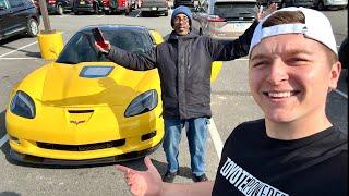 Stranger WANTED A RIDE in My ZR1 Corvette!