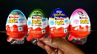 New 4 Different Type Of Kinder Joy Unboxing