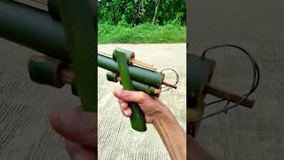 Amazing!!! Bamboo Weapons  #bamboo #toys #slingshot