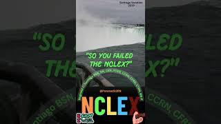 You failed the NCLEX?E #rn #registerednurse #newgradnurse