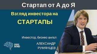 Взгляд инвестора на стартапы  Александр Румянцев   #СтартапОтАДоЯ