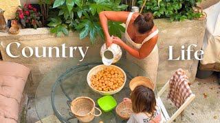 French Country Life | Loquat Harvest, Lakeside Moments & Romantic Dinner in a Medieval Village