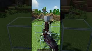 MINECTRAFT 1 ENVIL VS 1000 PILLAGER || #trending #minecraft #shorts #short #minecraftshorts #memes