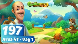 Gardenscapes - Part 197 - Area 41 - Day 1 - Gameplay