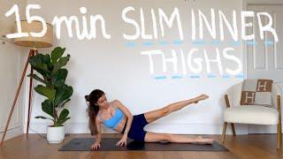 15MIN inner thigh pilates burn // slim & tighten your inner thighs | LIDIAVMERA