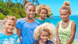 This Island Has Natural Blondes with Dark Skin