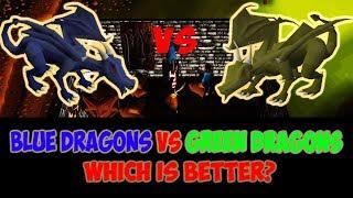 Blue Dragons VS Green Dragons | which is better?