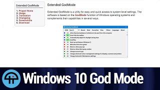 How to Enable Windows 10 God Mode