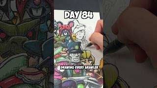 Day 84 Drawing EVERY Brawler - Kenji #shorts #brawlstars #drawing