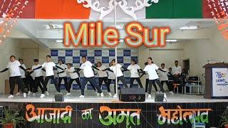 ##आजादी का अमृत महोत्सव (75) Mile Sur Mera Tumhara, A patriotic dance performance, choreo Manish sir