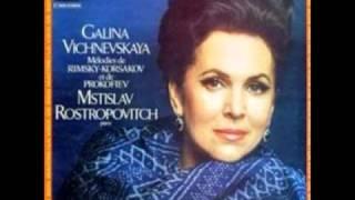 Galina Vishnevakaya sings Lyubasha (Act 1)-The Tsar's Bride