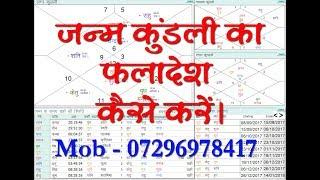 ज्योतिष में फलादेश कैसे करें | how to predict Birth Chart (Horoscope )