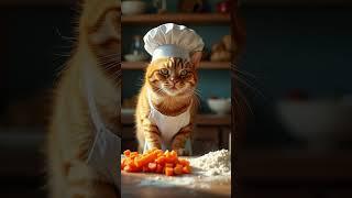 The Purrfect Recipe Cooking with Whiskers #shorts #cat