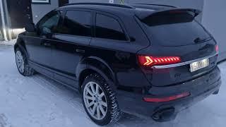 Передние фары и задние фонари AUDI Q7 4L LED с ALI (видео 2)