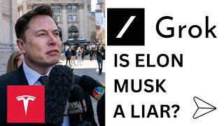 Is Elon Musk a Liar? We Ask Grok AI