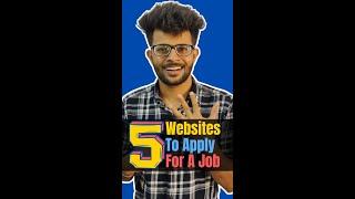 Top 5 Websites to Find Job | ( Freshers & Experienced) | #lmt | #shorts