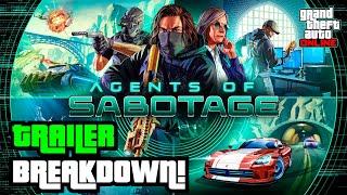 GTA 5 - NEW Agents Of Sabotage DLC - FULL Trailer Breakdown, New Cars, Business & More!