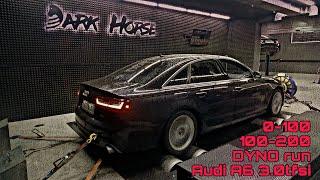 Audi A6 3.0tfsi st.1 | DYNO run I 0-100 | 100-200