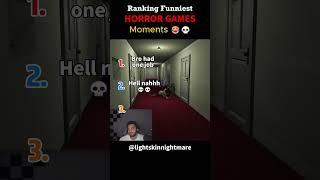 Ranking funniest horror games moments! (I cant stop laughing)
