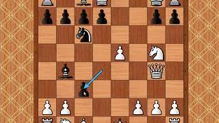 Kratke i zanimljive šahovske partije  ~ MUELLER vs VERRA ~ Škotski gambit  # 1364