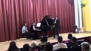 Vitaly Vatulya, Maria Nemtsova - Edison Denisov. Sonata for alto saxophone and piano