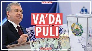 OzodNazar: Saylov “savdolari”: #1 nomzod bir necha yuz trillion so’mlik va’dalar berdi