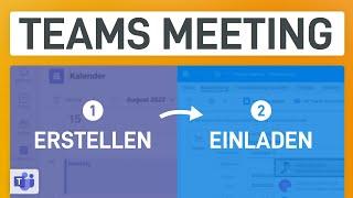  Microsoft Teams: Meeting erstellen & einladen