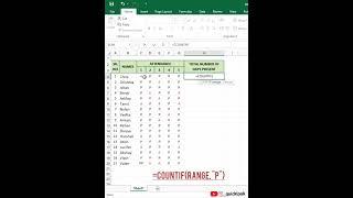 COUNT IF function in Microsoft Excel (with example) | Microsoft Excel ⏩