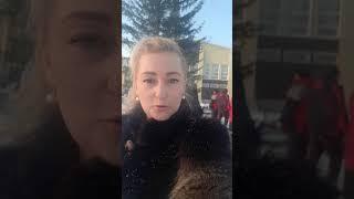 Установка главной районной елки