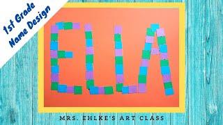 1st Grade Name Design