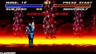 Ultimate Mortal Kombat 3 SUB-ZERO - Very Hard (SNES) [Newbie/TAS]