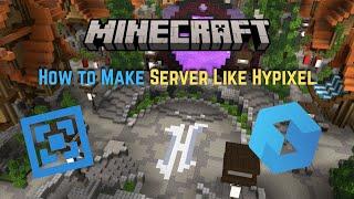 How to make *HYPIXEL* like server in Aternos for FREE [EASY]