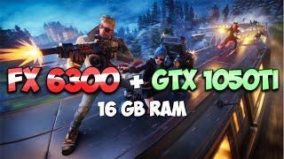 amd fx 6300 gtx 1050 ti fortnite | 1080 p | best settings | performance mode | season 1 chapter 5