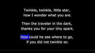 Children's Song - Twinkle Twinkle Little Star