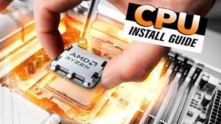 How to Install a CPU - AMD Ryzen on Socket AM5