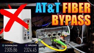 How To Bypass AT&T Fiber BGW320 w/ WAS-110 SFP+