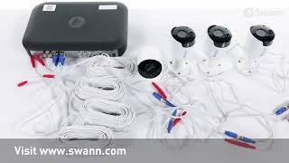 Swann DVR-4980 5MP Security System 8 Channel 4 Cameras What's in the Box, ports SWDVK-849804