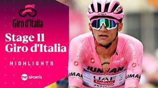 FEARLESS ATTACKING WIN!  | Men's Giro d'Italia Stage 11 Race Highlights | TNT Sports Cycling