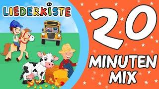 Kinderlieder Mix - Die Räder vom Bus | Hopp, hopp, hopp | Ein Mann der sich Kolumbus nannt + Weitere