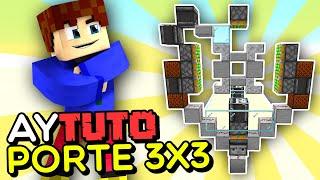 Minecraft AyTuto - Porte 3x3 rapide et compacte minecraft 1.15+ Java