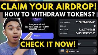 CLAIM YOUR AIRDROP! HOW TO WITHDRAW HAMSTER KOMBAT TOKENS? TOKENS DISTRIBUTED TO PLAYERS!