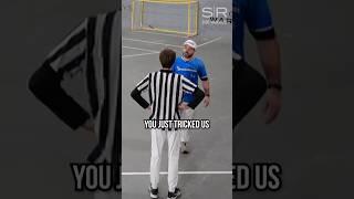 Ref accused of tricking one team #sports #game #goal #ref