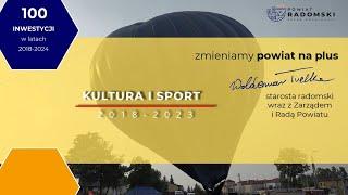 Zmieniamy powiat na plus! KULTURA I SPORT 2018-2024