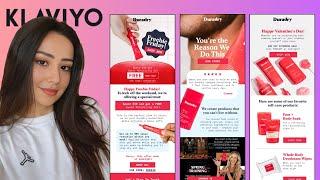 Klaviyo Email Marketing for Beauty Brand | Shopify Store with Klaviyo Emails