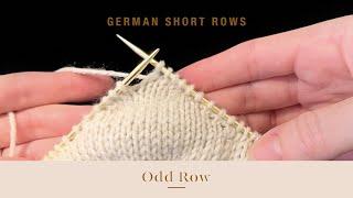 German Short Rows - English