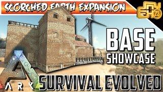 ARK SCORCHED EARTH BASE SHOWCASE - BASE DESIGN IDEAS!!