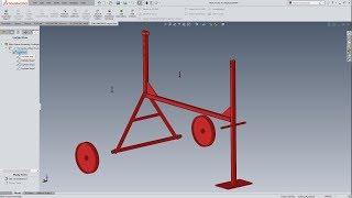 SOLIDWORKS 2018 - MAIN FRAME ASSEMBLY - CONCRETE MIXER