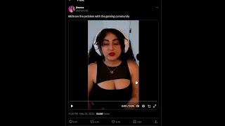 RARE TWITCH W ( SEXSIST E-girl says all MAN bad GETS banned instantly)