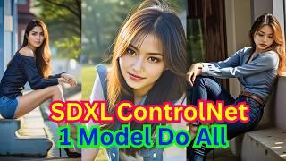 Stable Diffusion ControlNet All In One Model For SDXL - Best Ever Life Saver