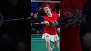 Huang Ya Qiong The Witcher In Front Net #badminton #bulutangkis #badmintonlovers